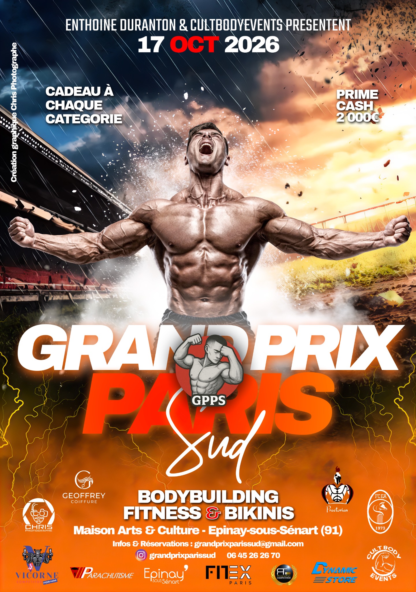 Affiche Grand Prix Paris Sud — Epinay-sous-Sénart